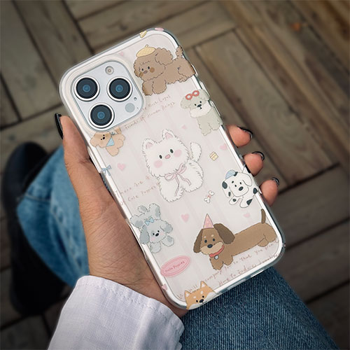 قاب مات طرح گربه و سگ آیفون