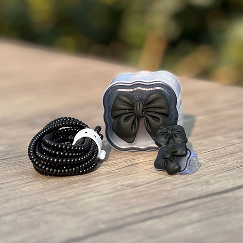 محافظ آداپتور 25W سامسونگ طرح پاپیون مشکی