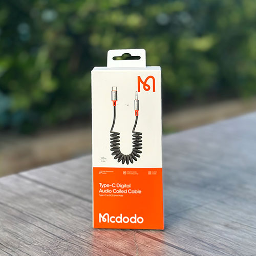 کابل فنری AUX به تایپ سی مک دودو Mcdodo مدل CA-090