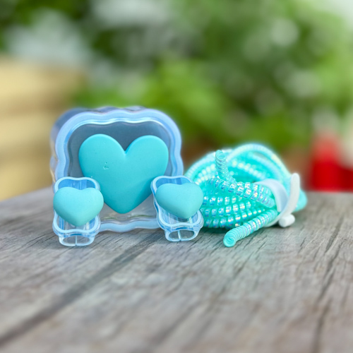 محافظ آداپتور 25W سامسونگ طرح تک قلب آبی